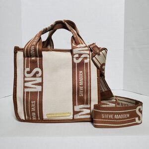 Steve Madden Tiktok Satchel Bwebber Creme Brown Bag Tiktok Viral Purse